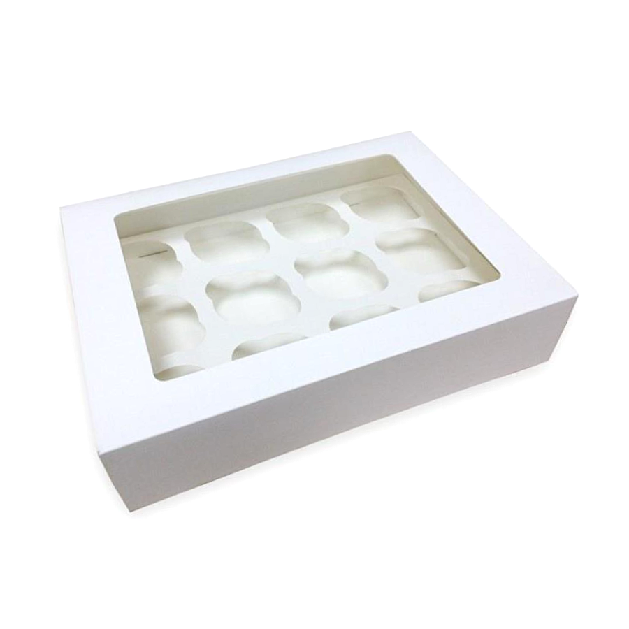Caja Para Muffin De 12 Piezas