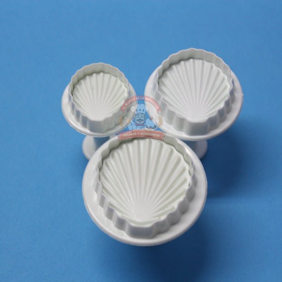 Eyector Concha 3 Pzs Mar - El Mundo de la Repostería
