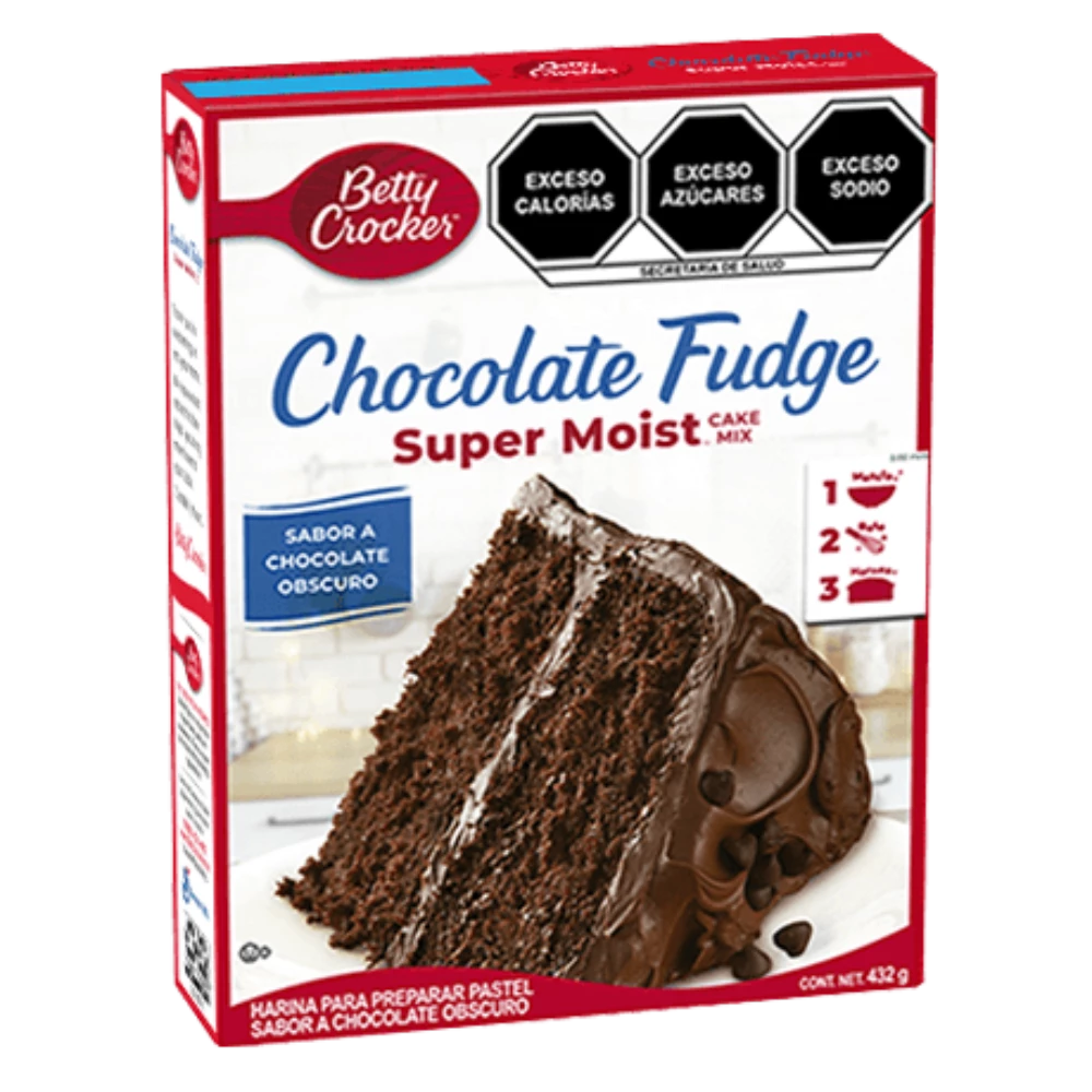 Harina Para Pastel Betty Crocker Fudge 375gr