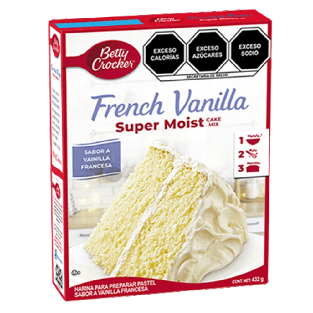 Harina Para Pastel Betty Crocker Vainilla 375gr