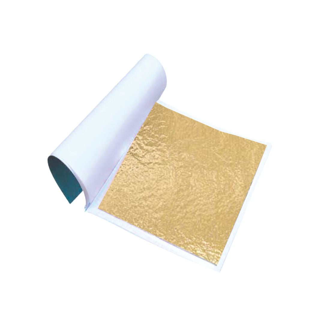 Hoja De Oro Paquete 5 Piezas, 13 x13cm