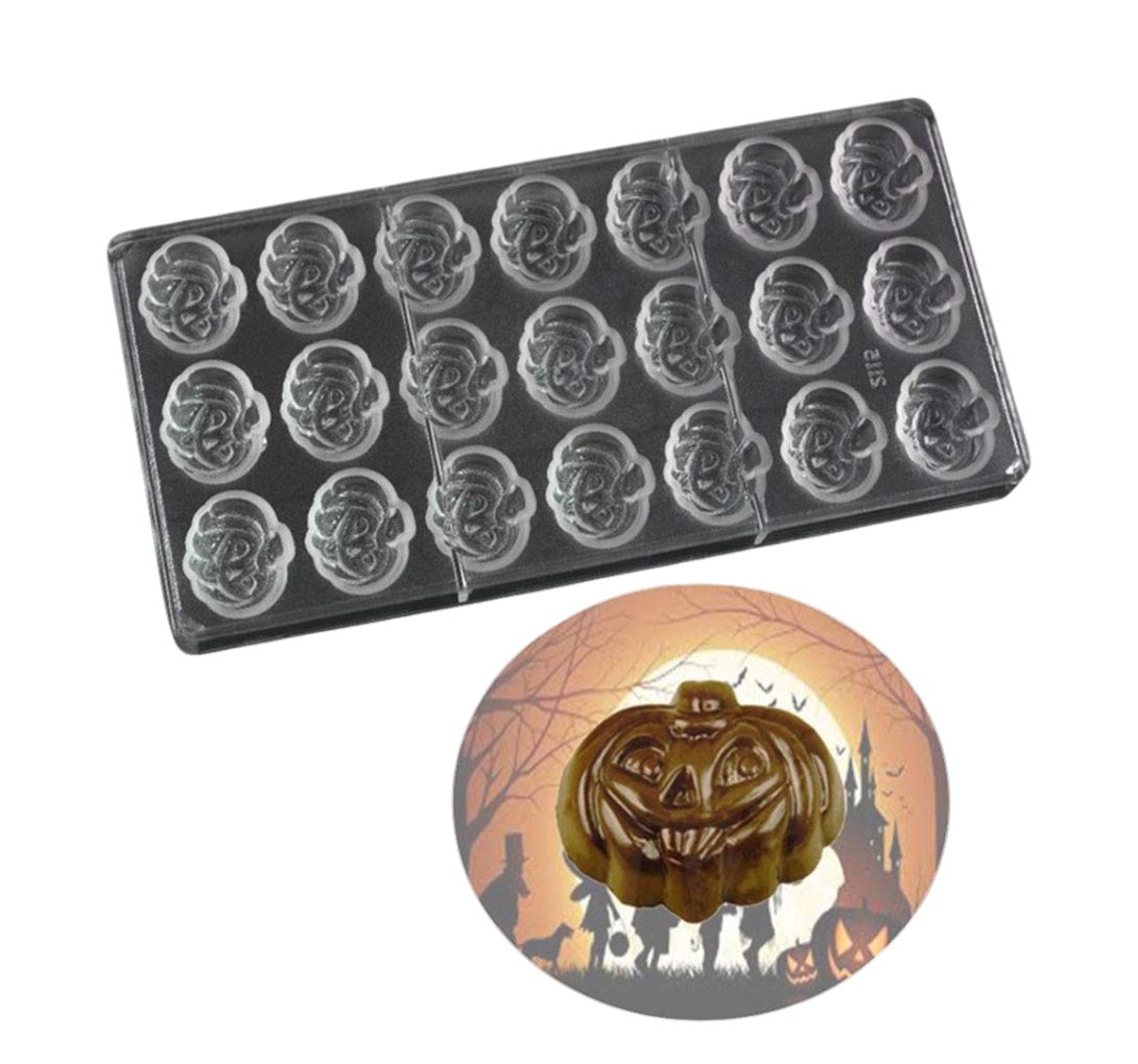 Molde Para Chocolate Calabaza