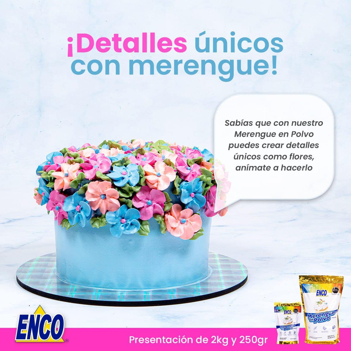 Merengue Enco Dorado A Granel 100 gr