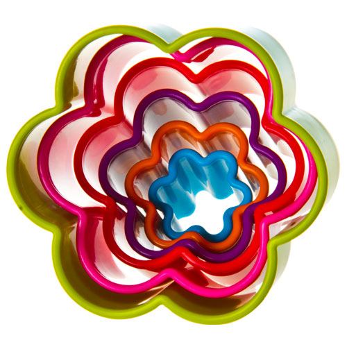 Set Cortadores/ Galleta Flor 5 Piezas