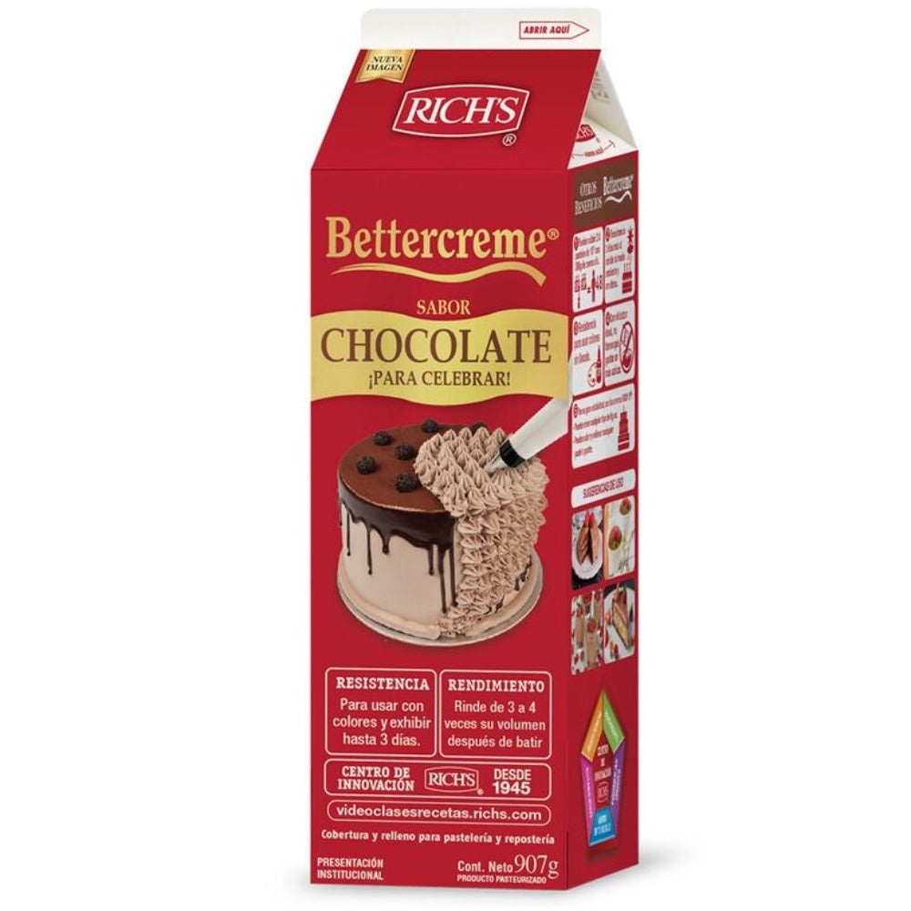 Crema Para Batir Sabor Chocolate Bettercreme 1Lt