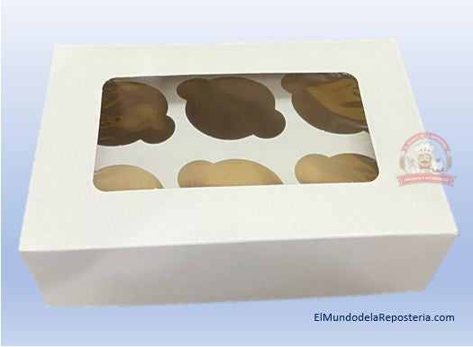 Caja Para Muffin 6 Piezas