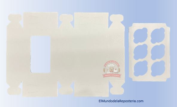 Caja Para Muffin 6 Piezas