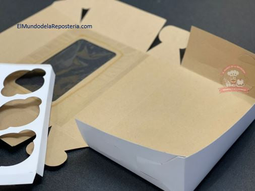 Caja Para Muffin 6 Piezas