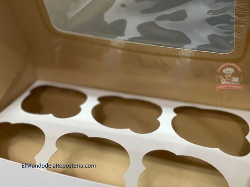 Caja Para Muffin 6 Piezas
