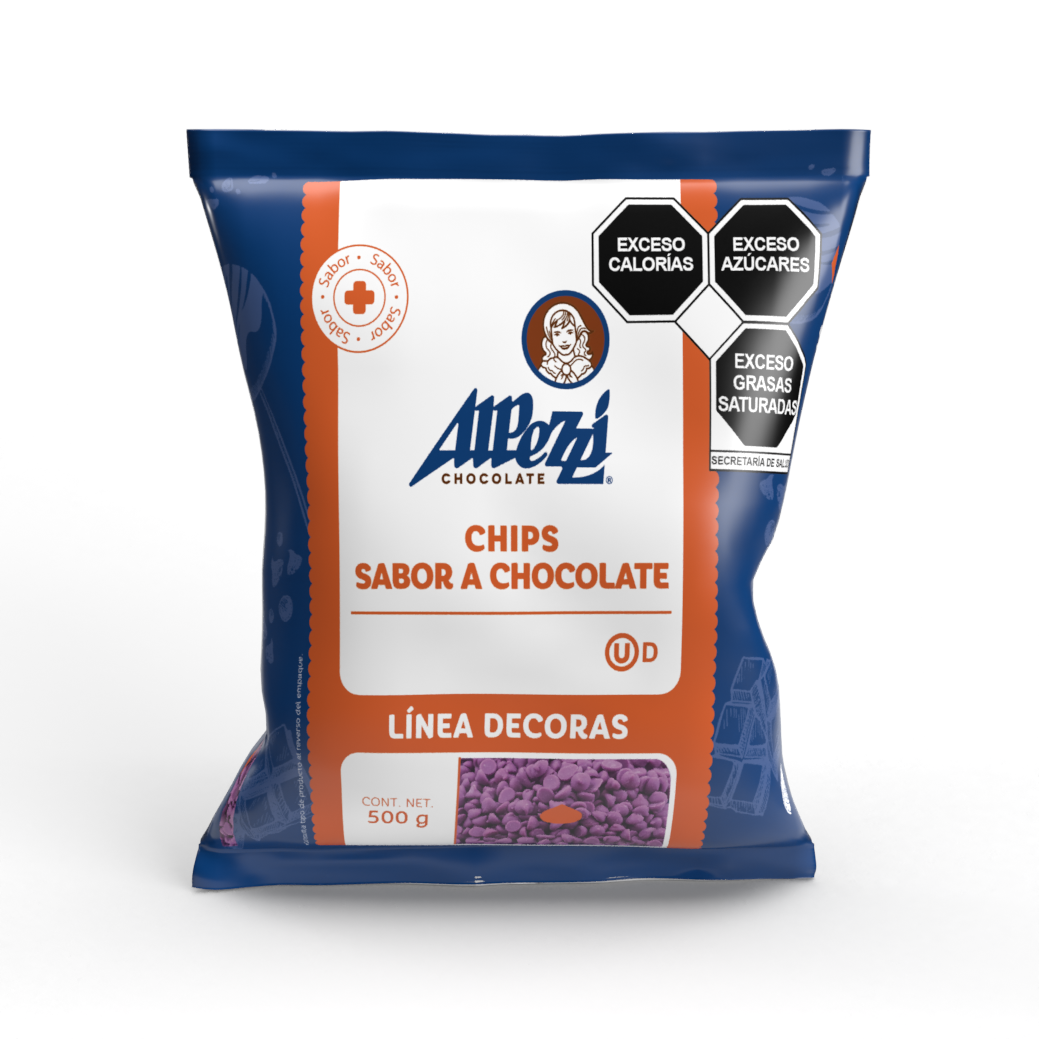 Chip Premium Violeta B/500 Gr Alpezzi