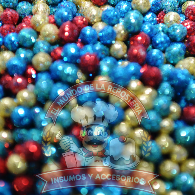 Gragea Diamantada Especial Luces De Navidad Mediana 100gr