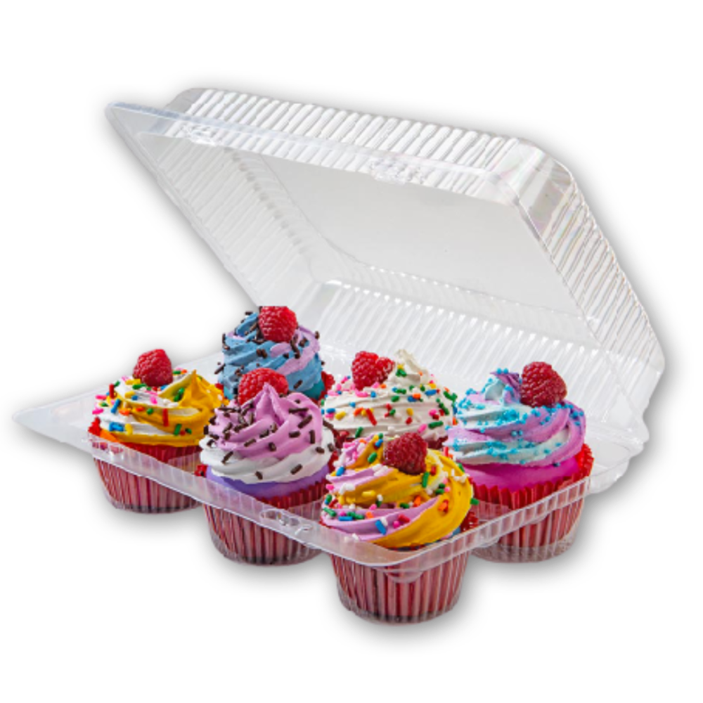 Domo Para Cupcakes De 6 Cavidades