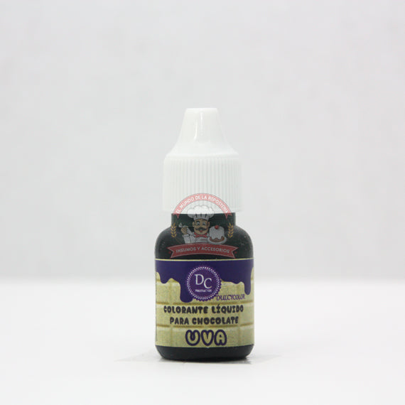 Color Liquido Para Chocolate Gotero 10 Ml Uva