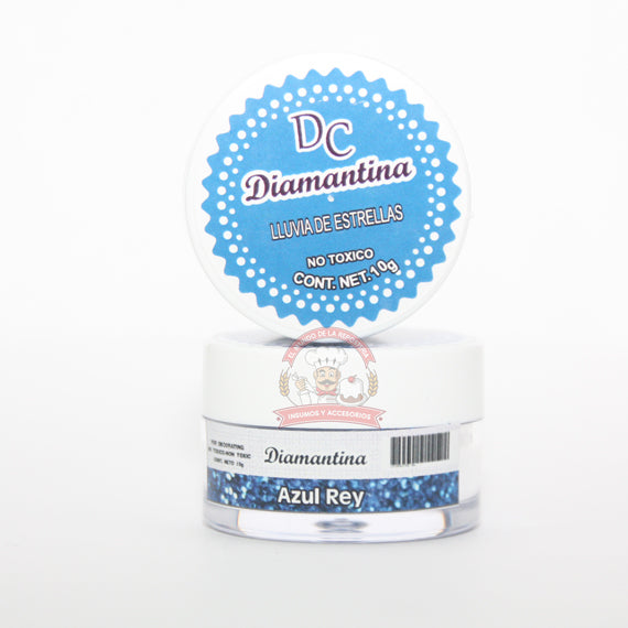 Diamantina 10Gr Color Azul Rey
