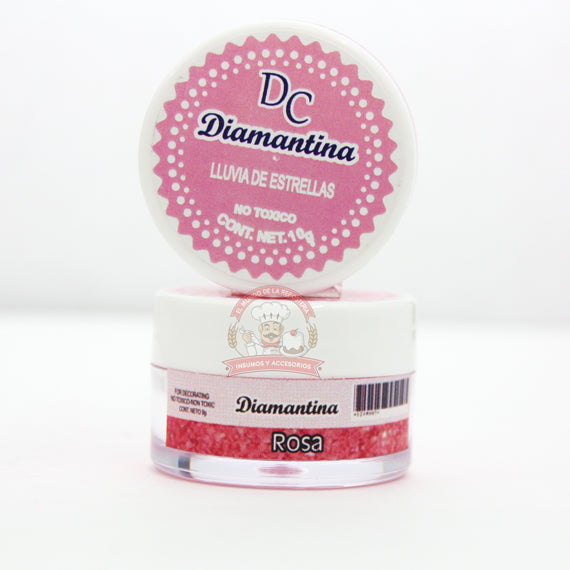 Diamantina 10Gr Color Rosa