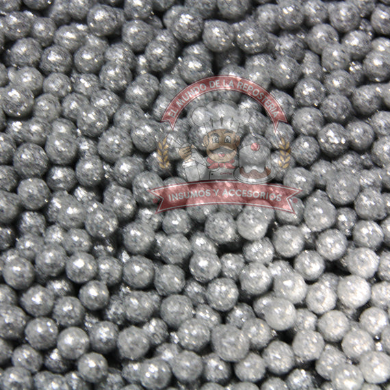 Gragea Diamantada Mediana #6 Plata 100gr