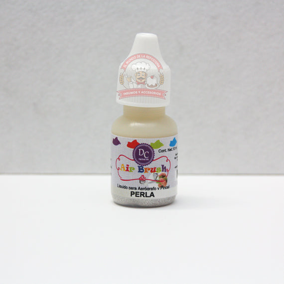 Color Liquido Metalico Gotero 10 Ml Perla