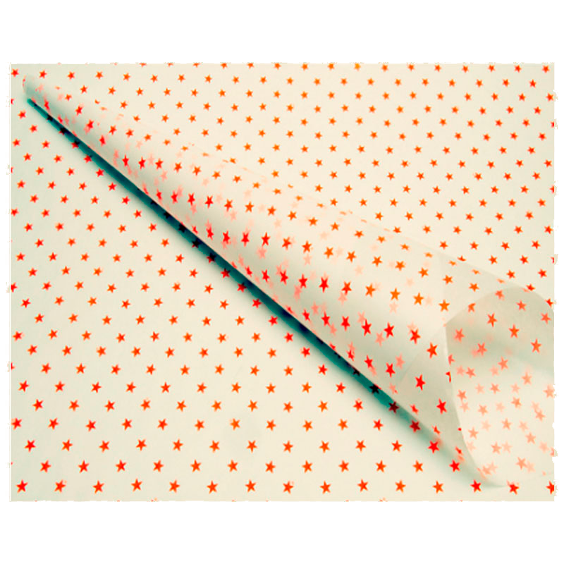 Papel Siliconado Para Hornear Con Estampado De Estrellas 44X64Cm