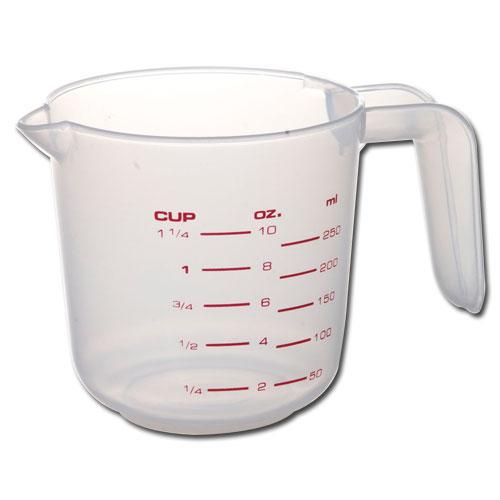 Taza Medidora De Plastico 250 Ml