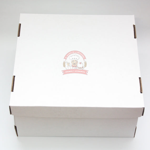 Caja Pastelera #32 Blanca 32X32X13Cm