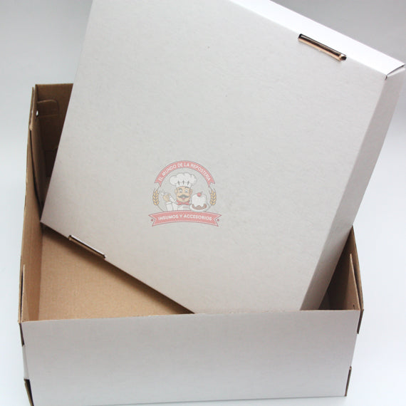 Caja Pastelera #37 Blanca 37X37X13