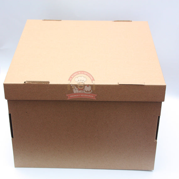 Caja Pastelera Fondo Y Tapa 28x28x20cm
