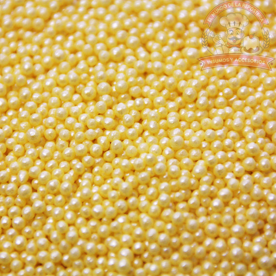 Gragea Perlada Mini #2 Amarilla 100gr
