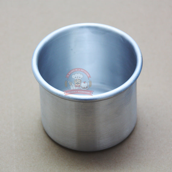 Molde De Aluminio Redondo 6X6Cm