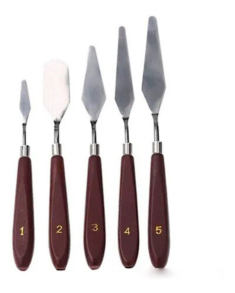 Juego 5 Piezas Herramientas Plastico Y Acero