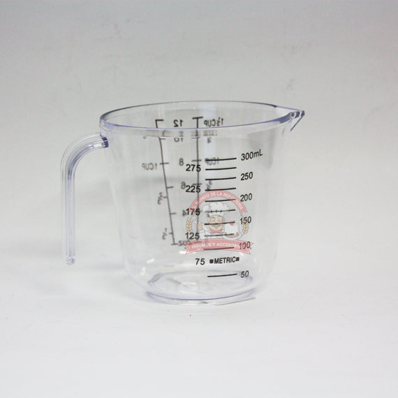 Taza Medidora Plastico-Acrilico 300ML