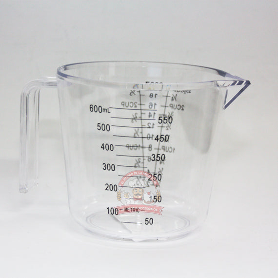 Taza Medidora Plastico-Acrilico 600ML