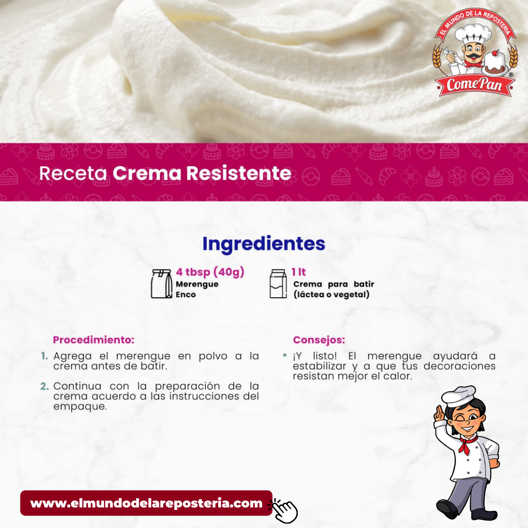 Como hacer una crema para batir resistente al calor - El Mundo de la Repostería