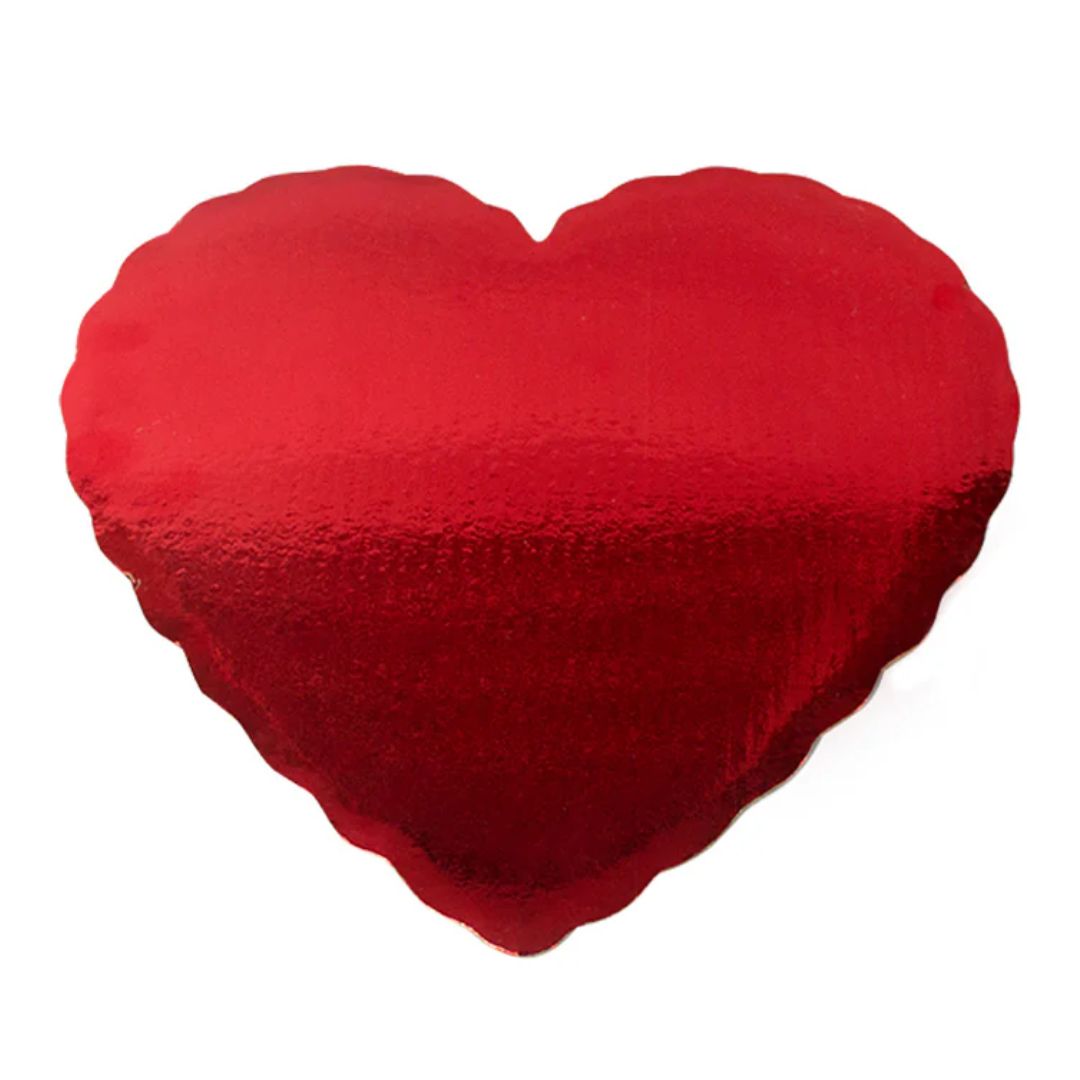 Base Carton Corazon Roja 32cm