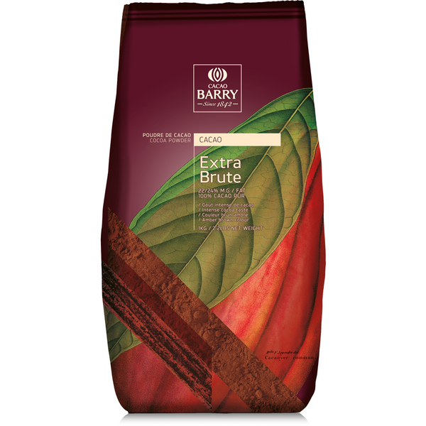 Cocoa Barry Extra Brute Cacao En Polvo, Bolsa 1 KG