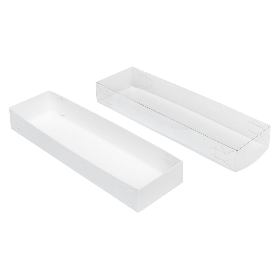 Caja Para Macarrones Rectangular 23x5.5x3cm, Pieza.
