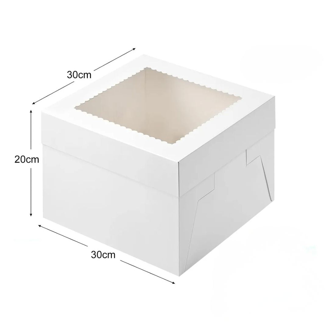 Caja de Carton Con Ventana 30x30x20cm, Pieza
