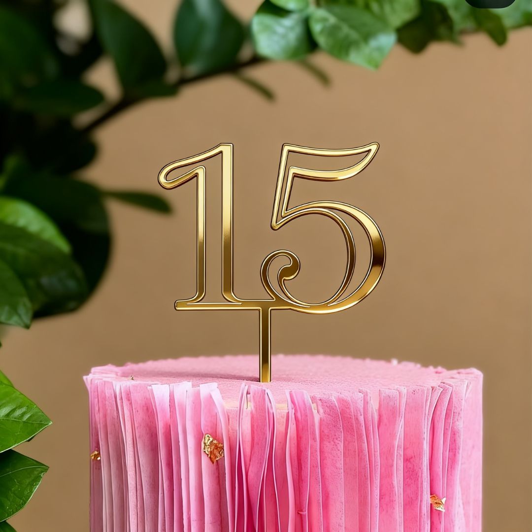 Cake Topper 15 Años