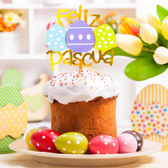 Cake Topper Decorativo Pascua