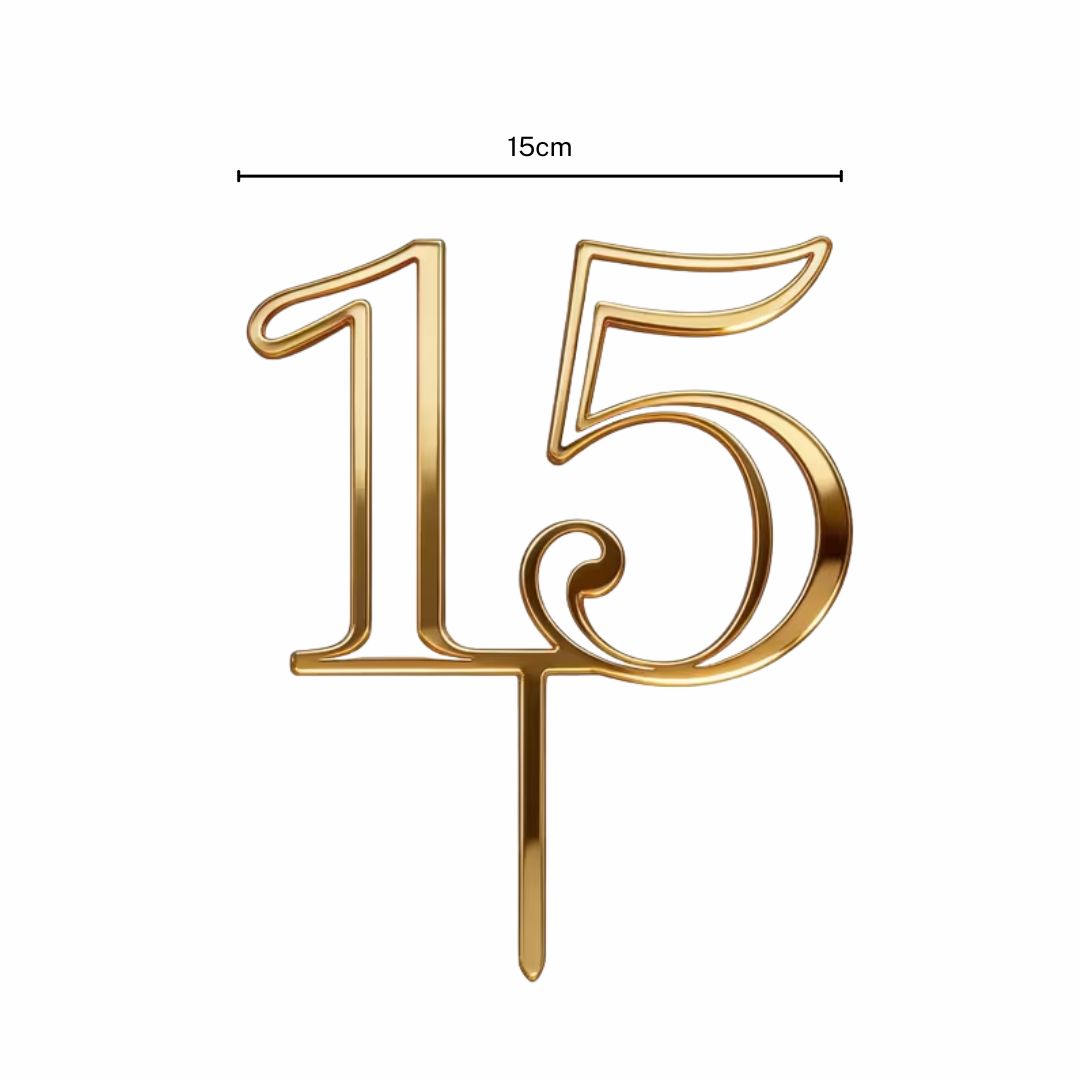 Cake Topper 15 Años