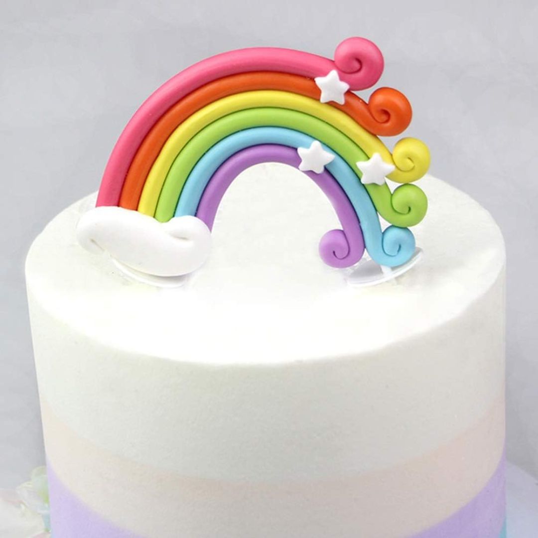 Cake Topper Arcoiris