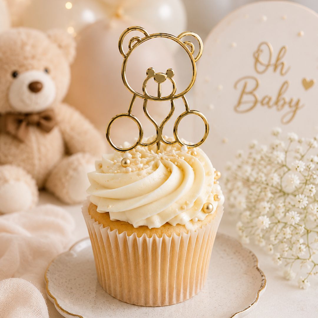 Cake Topper Forma de Oso