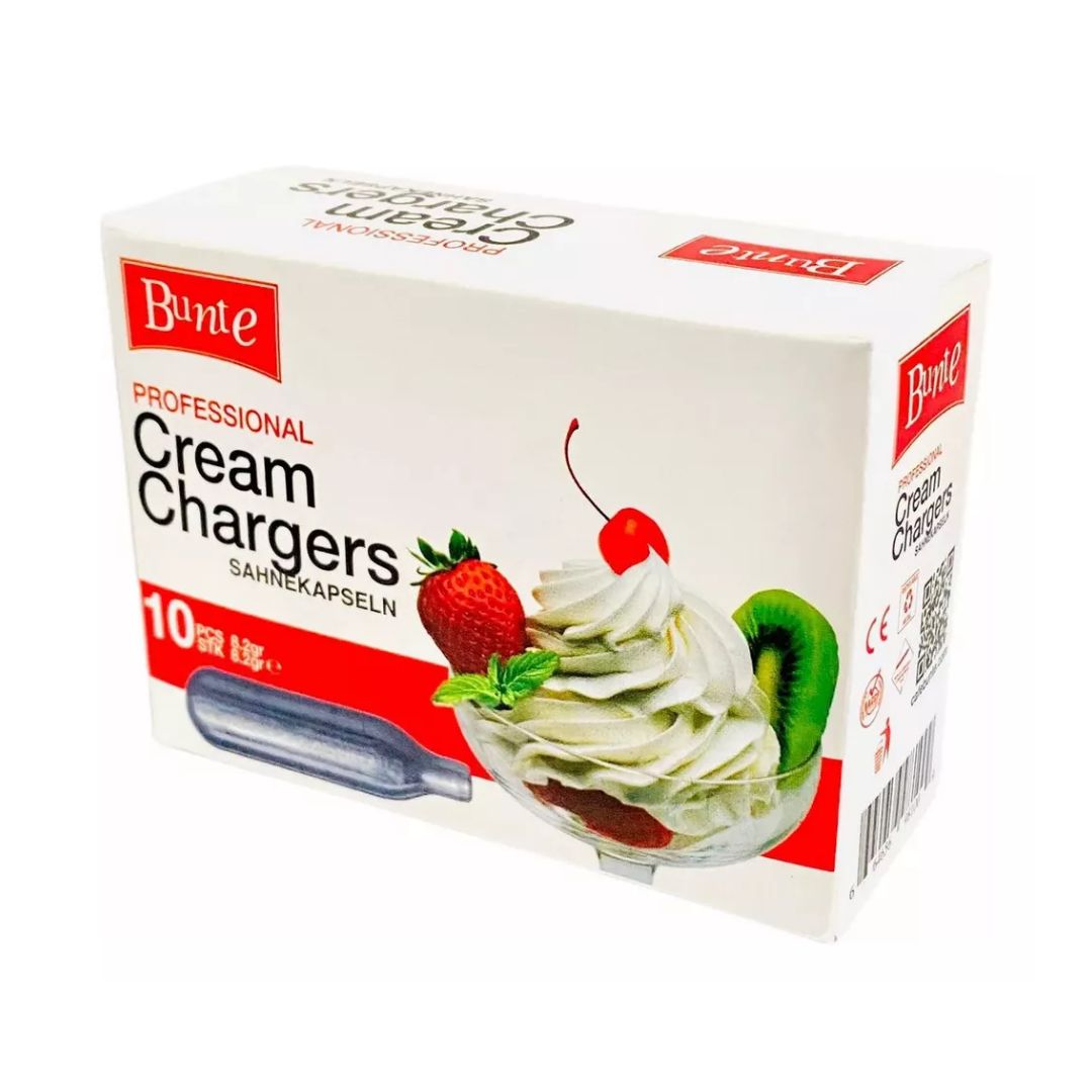 Capsulas De N2O Crema Caja Con 10 Piezas