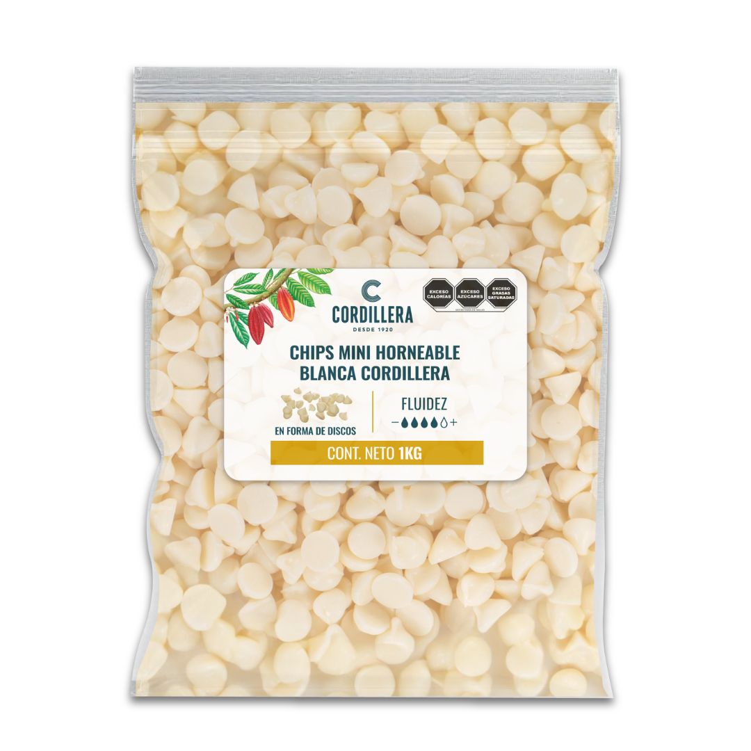 Chips Blancas Horneables Cordillera 9,000, 1 kg