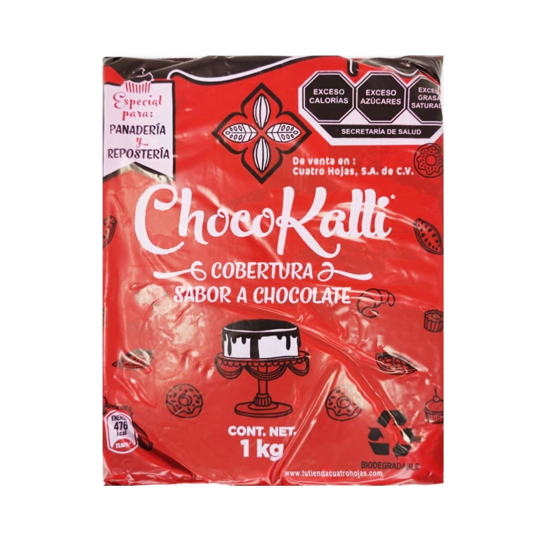Cobertura Para Panificacion Chocolate Chocokalli, 1 kg
