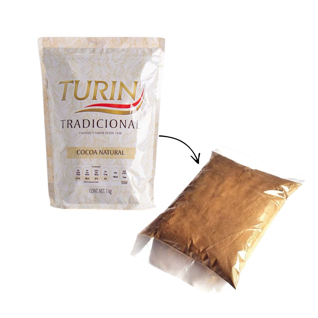 Cocoa en Polvo Tradicional Turin 500gr