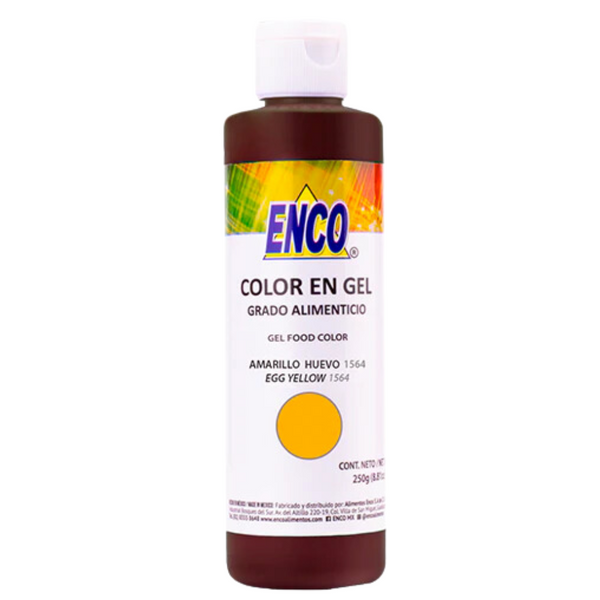 Color Enco En Gel Amarillo Huevo Bote de 250ml