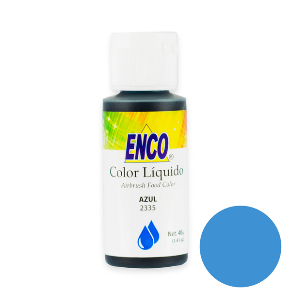 Colorante Enco Azul Liquido Bote 40GR