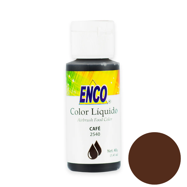Colorante Enco Cafe Liquido Bote 40GR