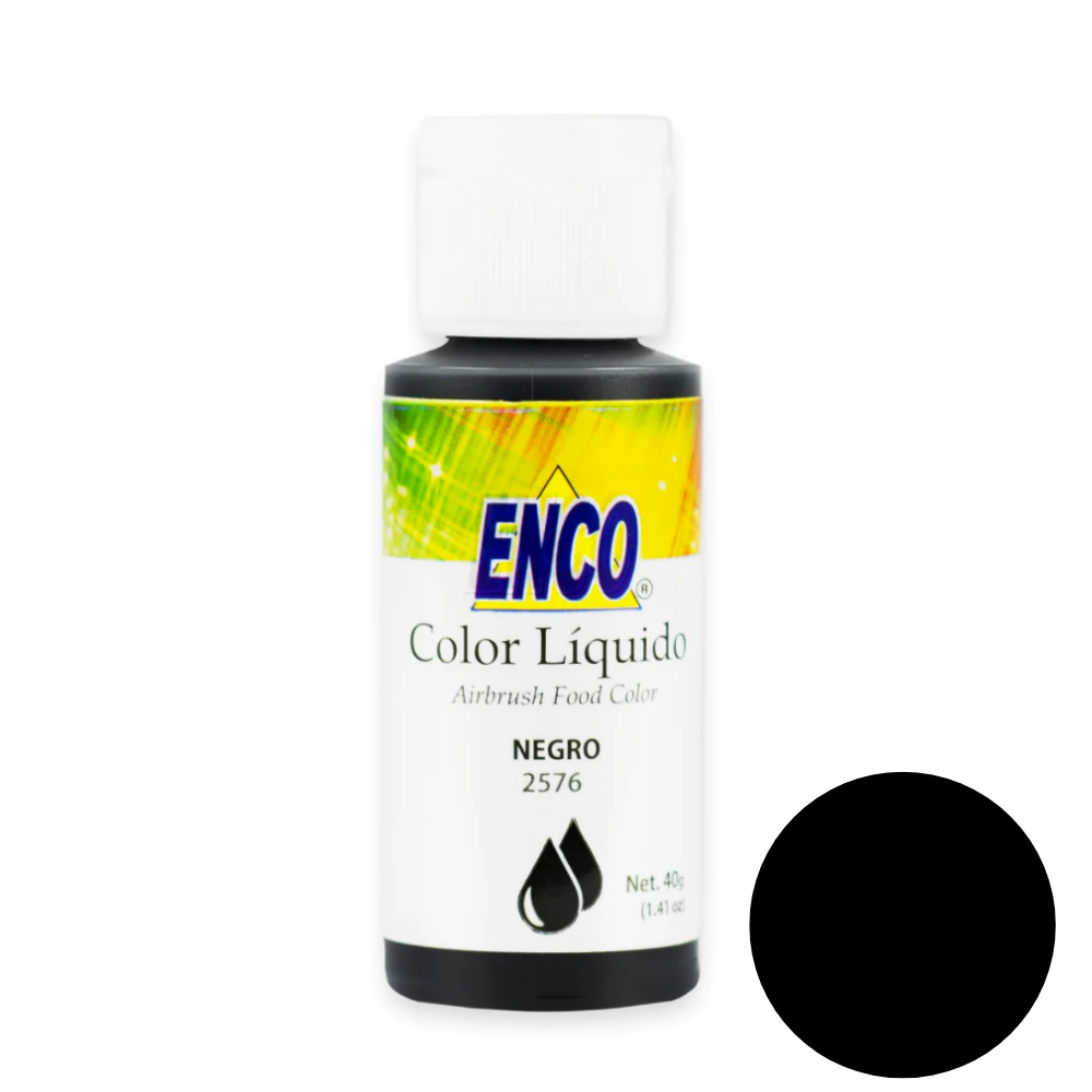 Colorante Enco Negro Liquido Bote 40GR