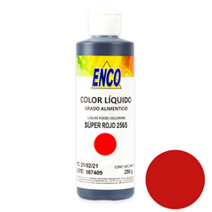 Colorante Enco Super Rojo Liquido Bote 250ml